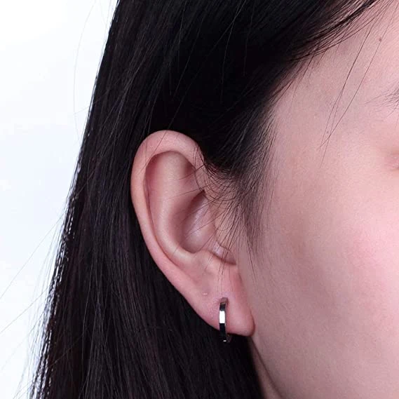Titanium Piercing Jewelry Hoop Titanium Earrings
