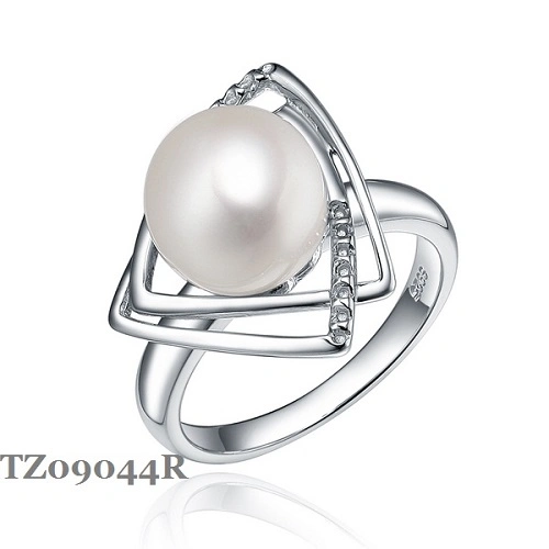 Fashion 925 Sterling Silver Pearl Earring Lock with CZ Classic Jewellery