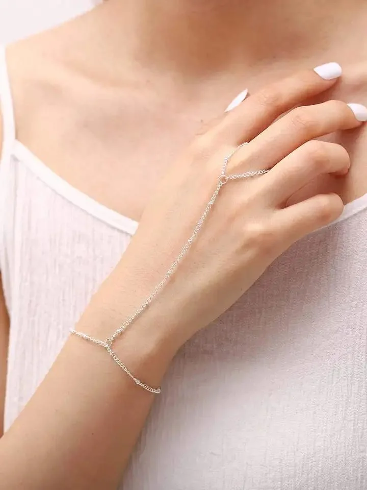 Wholesale Personalized Designer Simple Elegant 925 Silver Women&prime;s Bracelet