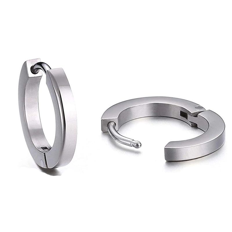 Titanium Piercing Jewelry Hoop Titanium Earrings