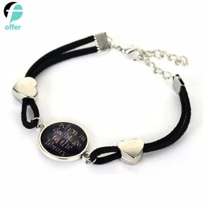Men′s Apparel Accessories Anime Game Weave Series Leather Bracelets and Bracelets