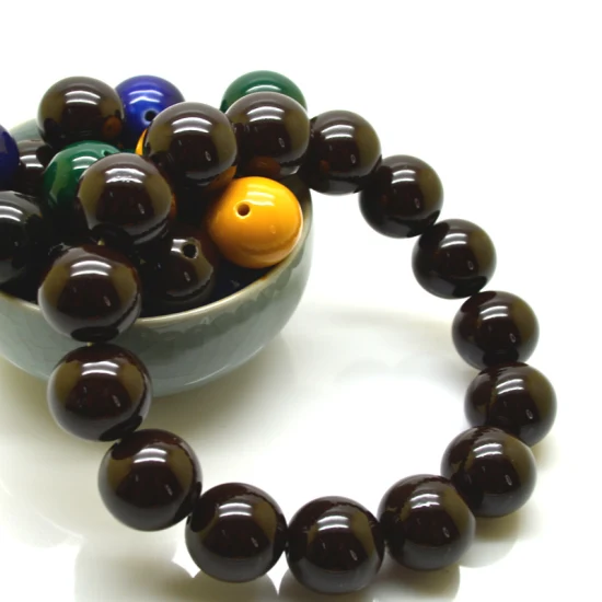 Big Beads Anti-Radiation Tourmaline Jewelry Bracelet with Lower Quantity for Men′ S Body Health Care (CFTMB001)