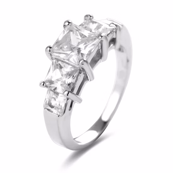 Valentine&prime; S Day Custom Lettering Couple Finger Ring Made of 925 Sterling Silver Ring