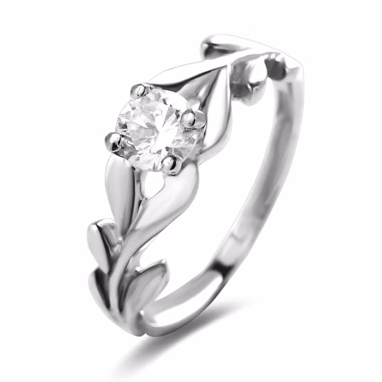 Valentine&prime; S Day Custom Lettering Couple Finger Ring Made of 925 Sterling Silver Ring