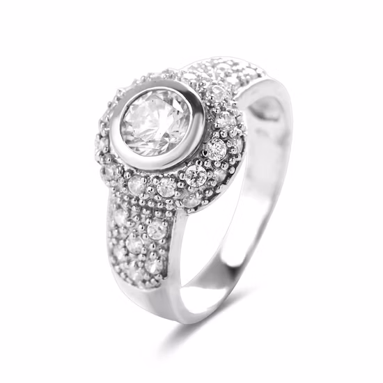 Valentine′ S Day Custom Lettering Couple Finger Ring Made of 925 Sterling Silver Ring