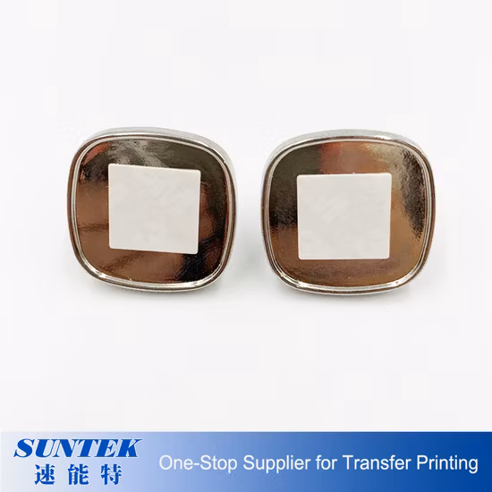 Sublimation Metal Jewelry Round Ear Stud